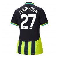 Fotbalové Dres Manchester City Matheus Nunes #27 Dámské Venkovní 2024-25 Krátký Rukáv